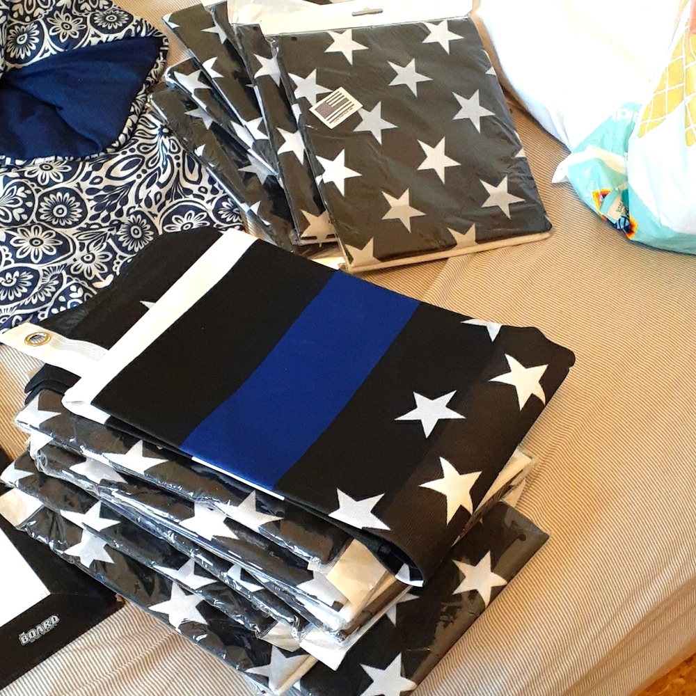 Police flags